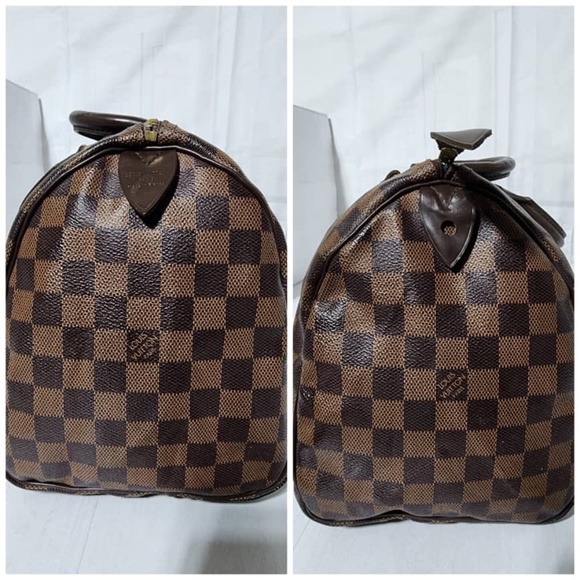 Authentic LOUIS VUITTON Damier Ebene Speedy 30 - Picture 7 of 11